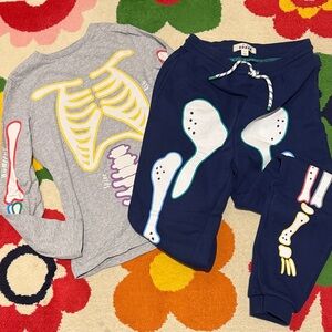 Boden Blue Sweatshirt and Joggers Set